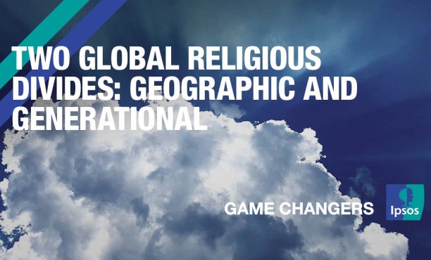 Two global religious divides: geographic and generational
