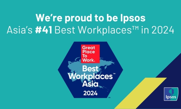 Ipsos ranked 41st Best Workplaces in Asia™ 2024