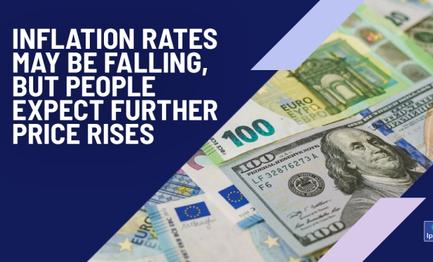 Inflation rates may be falling, but people expect further price rises