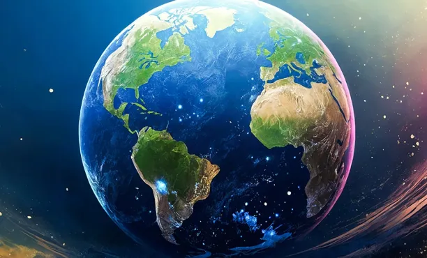 Ipsos y el Foro Internacional de Seguridad de Halifax: la imagen muestra el planeta Tierra