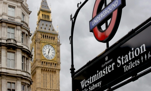 Westminster Tube Sign