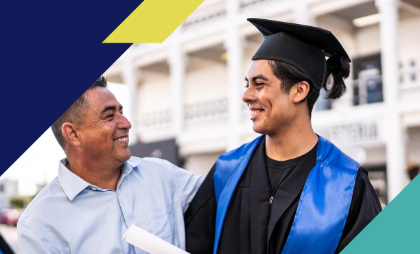 Parent with college graduate