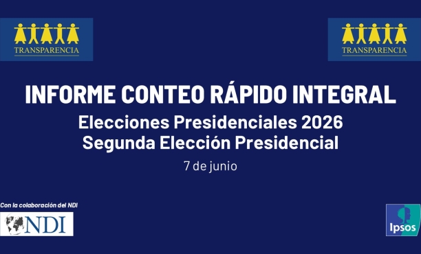 Conteo Rápido Integral de Ipsos Perú por encargo de Transparencia- Segunda Vuelta 2026