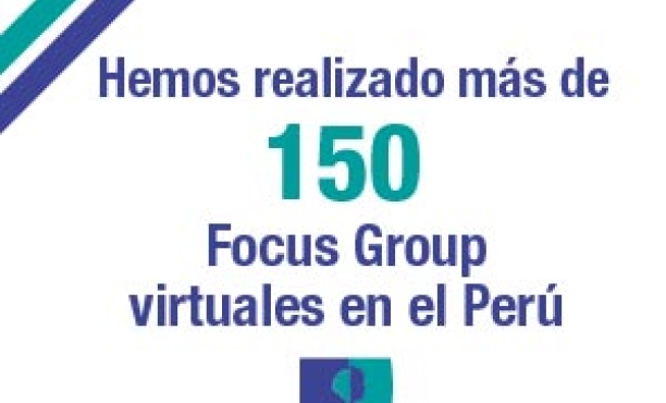 Hemos realizado más de 150 focus groups virtuales