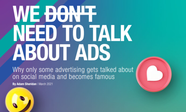 We don't need to talk about ads