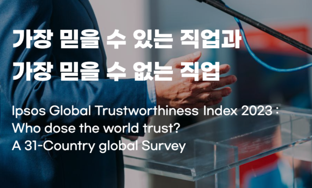 가장 믿을 수 있는 직업과 가장 믿을 수 없는 직업