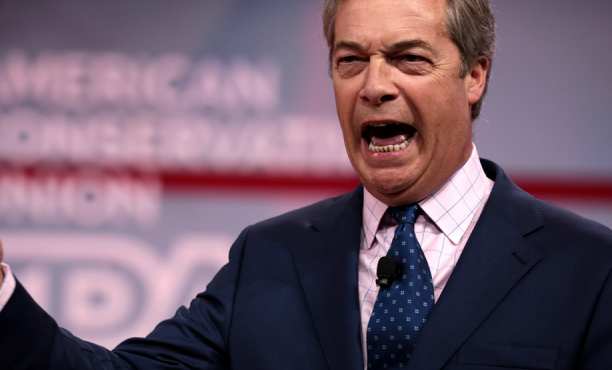 Nigel Farage Angry