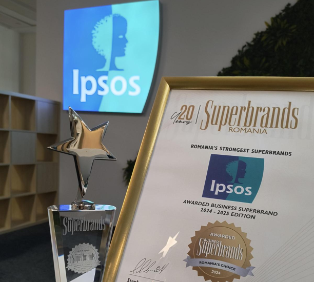 Ipsos este recunoscut ca Business Superbrand în România