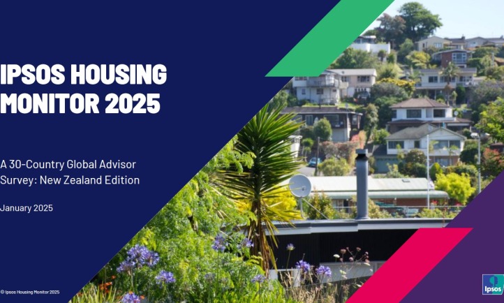 Ipsos NZ Housing Monitor 2025 - Compared to the global average, New Zealanders are more likely to be happy with their current housing situation; however, the report shows some key differences in housing satisfaction between homeowners and renters, as well as the possibility of homeownership between generations. 