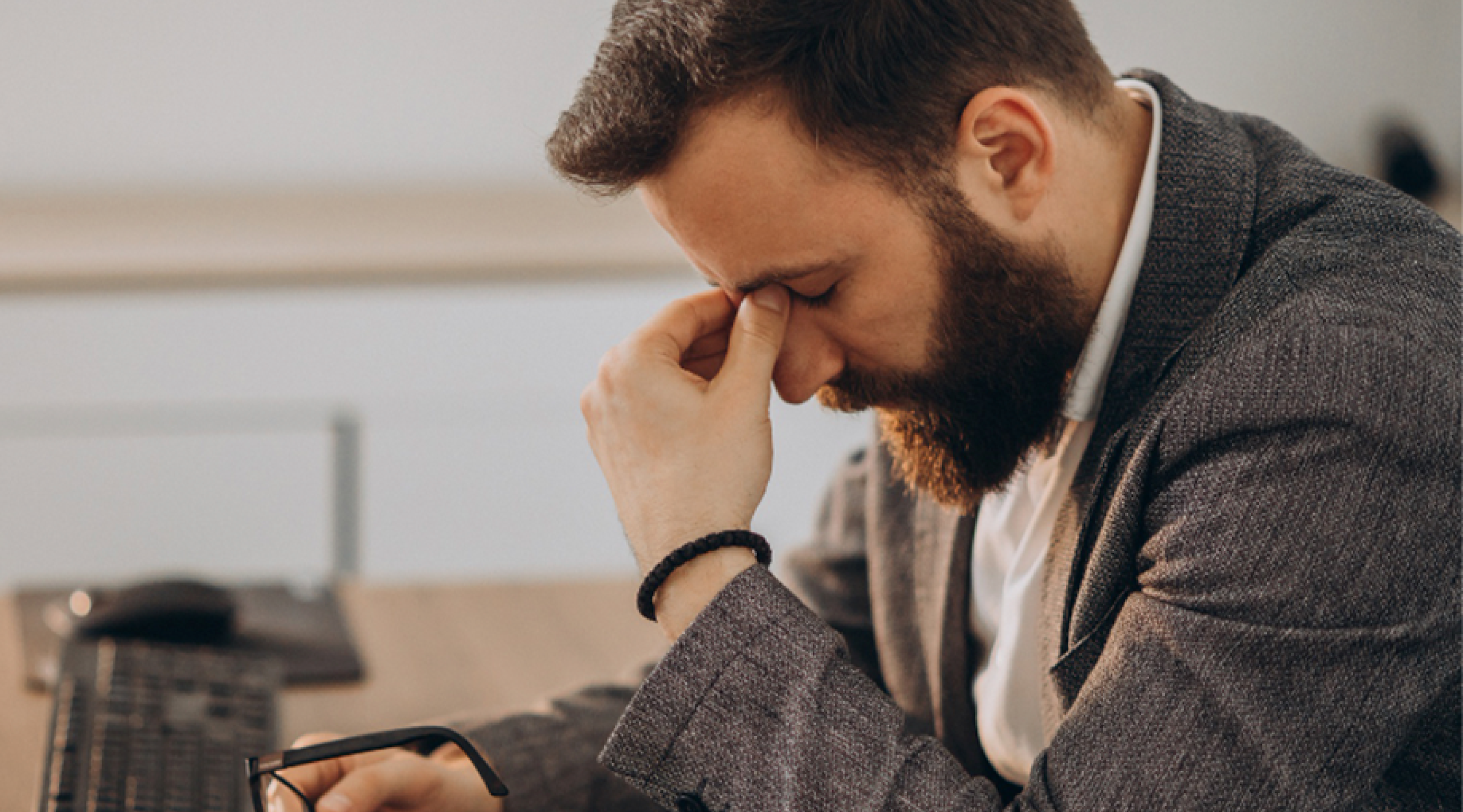 imagem de pessoa preocupada