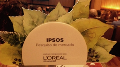 Ipsos in Brazil 2016 Best Market Research Partner by L'Oréal