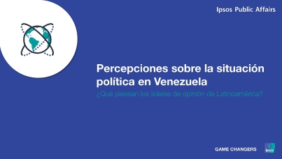 Percepciones sobre la situación política en Venezuela