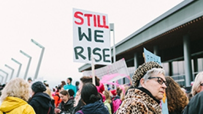 women march van