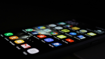 Smart phone with apps