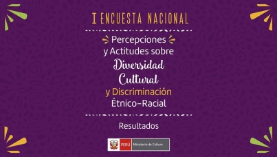 I Encuesta Nacional sobre Diversidad Cultural y Discriminación