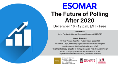 ESOMAR: The Future of Polling After 2020