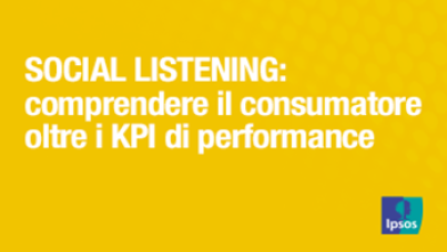 [WEBINAR] Social Listening: comprendere il consumatore oltre i KPI di performance