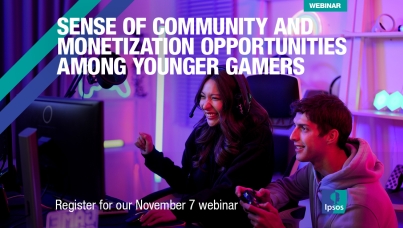 [WEBINAR] Sense of Community and Monetization Opportunities Among Younger Gamers