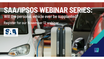 SAA/Ipsos Webinar Series: Will the personal vehicle ever be supplanted?
