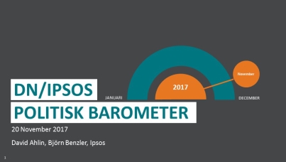 Ipsos/DN väljarbarometer nov 2017