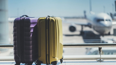 luggage at the airport
