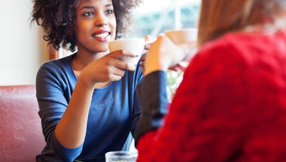 Young People in a coffee shop