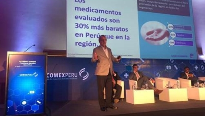 Precio promedio de medicinas en Perú es 30% menor que en la región