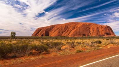 landscape photography of mountain