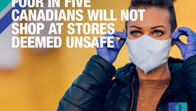 Four in Five Canadians Will Not Shop at Stores Deemed “Unsafe”
