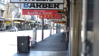People lining up outside Centrelink