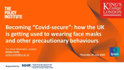 Face masks becoming normal but a flashpoint while ‘COVID-secure’ behaviours sticking | Ipsos