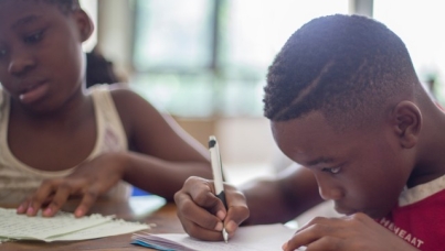 children learning