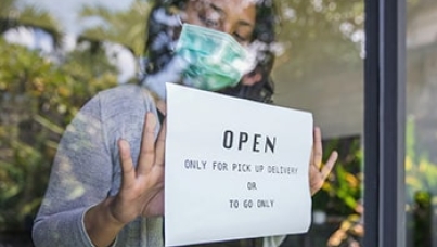 opening business and still wearing face mask | Ipsos