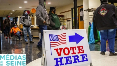 Ipsos | Medias en Seine | Les Echos | Sopra Steria | Trump | Biden | Election US