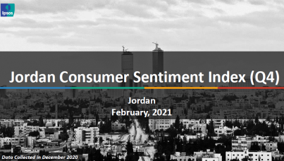 Ipsos’ Jordanian Consumer Sentiment Index Q4 2020