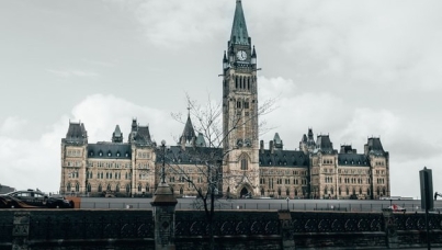 View of Parliament from street
