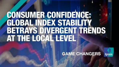 Consumer confidence: Global index stability betrays divergent trends at the local level