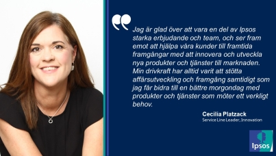 Ipsos anställer ny affärsområdeschef inom Innovation