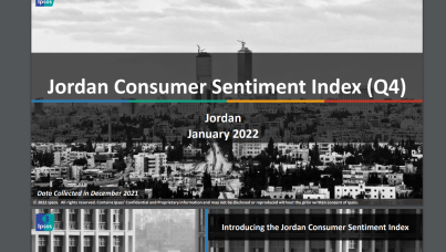 Ipsos’ Jordanian Consumer Sentiment Index Q4 2021