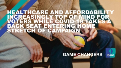 Healthcare and Affordability Increasingly Top of Mind for Voters While COVID-19 Takes a Back Seat Entering Home Stretch of Campaign