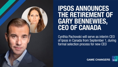 Ipsos Announces the Retirement of Gary Bennewies, CEO of Canada
