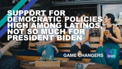 Support for Democratic policies high among Latinos, not so much for President Biden