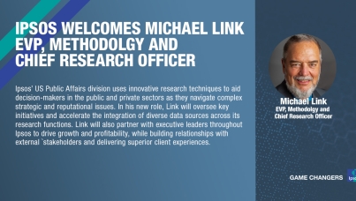 Ipsos appoints Michael Link as EVP of Methodology and Chief Research Officer