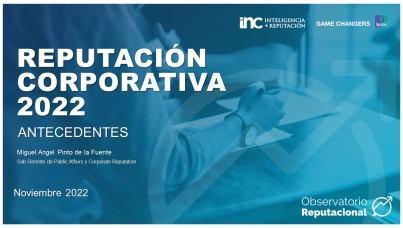 Portada Reputación Corporativa 2022