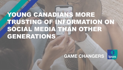 Young Canadians More Trusting of Information on Social Media Than Other Generations