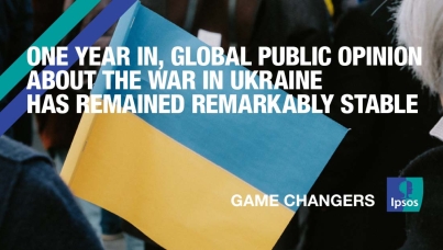 One year in, global public opinion about the war in Ukraine has remained remarkably stable