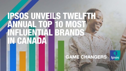 Ipsos unveils twelfth annual Top 10 Most Influential  Brands in Canada