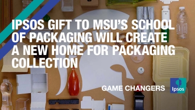 Ipsos gift to MSU’s School of Packaging will create a new home for packaging collection