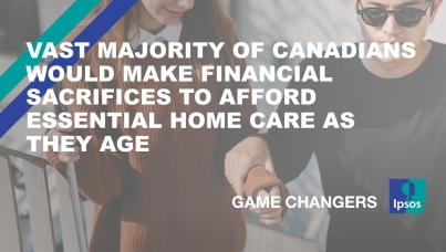 Vast Majority of Canadians Would Make Financial Sacrifices to Afford Essential Home Care as They Age