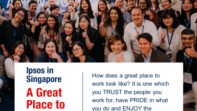 Great Place to Work - Ipsos in Singapore 2023